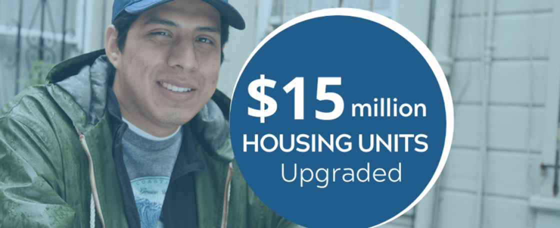 graphic of renter units upgraded
